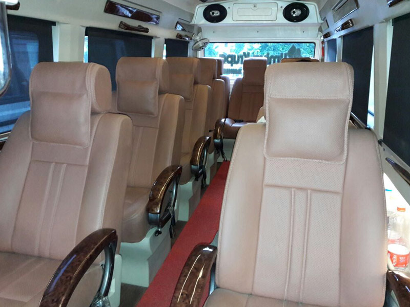 Tempo Traveller 12 Seat Maharaja